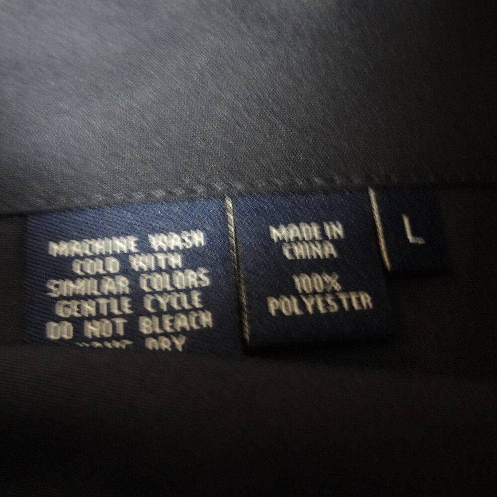 Chaps Size Medium Reversible Outer Vest Blue And … - image 2